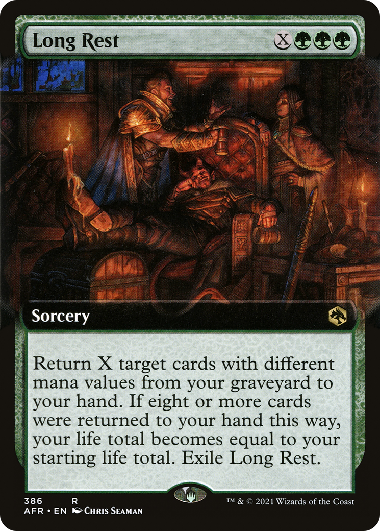 Long Rest (AFR-386) (Extended Art) (Foil)