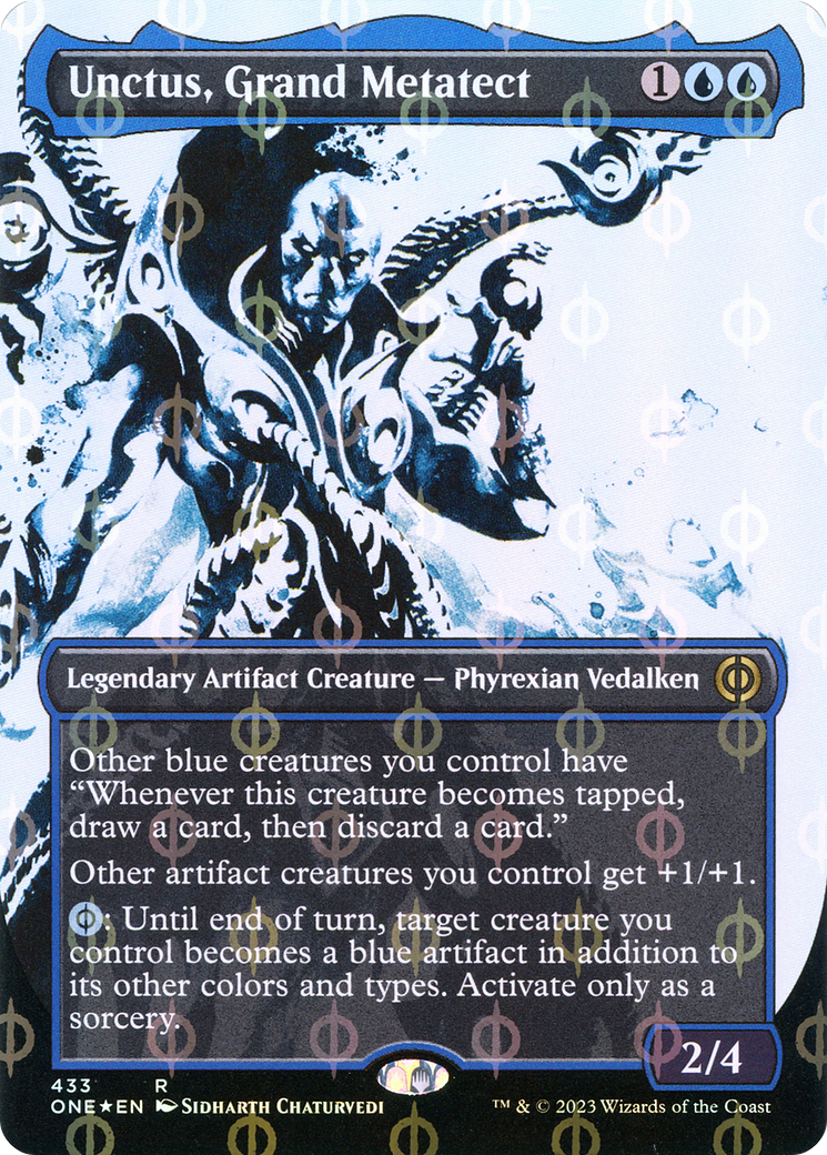 Unctus, Grand Metatect (ONE-433) (Showcase) (Borderless) (Compleat Foil)