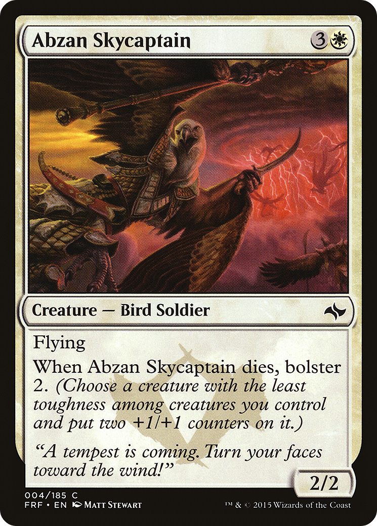 Abzan Skycaptain (FRF-004) (Foil)