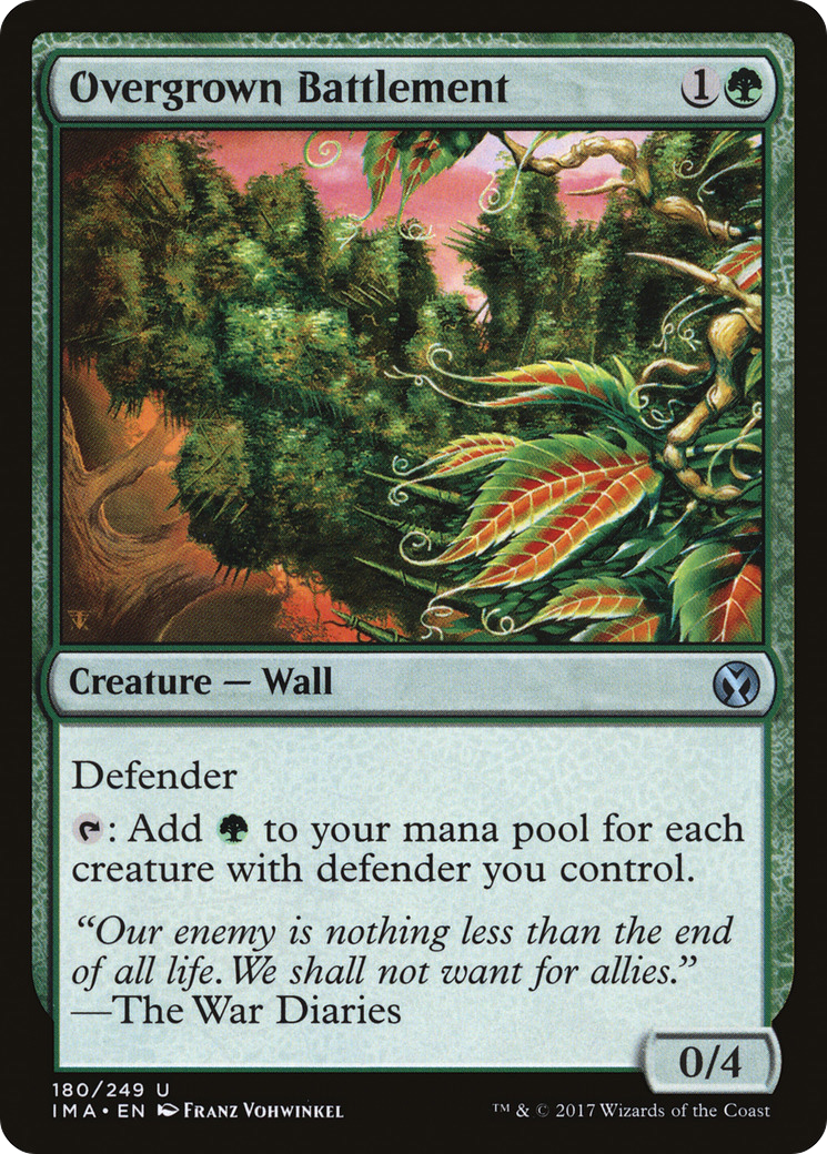Overgrown Battlement (IMA-180) (Foil)