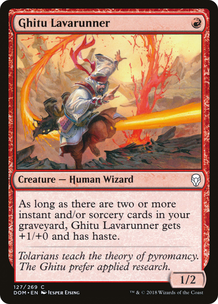 Ghitu Lavarunner (DOM-127) (Foil)