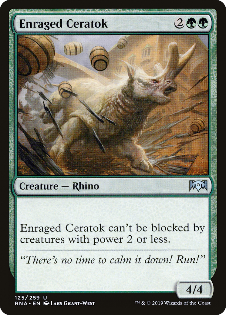 Enraged Ceratok (RNA-125) (Foil)