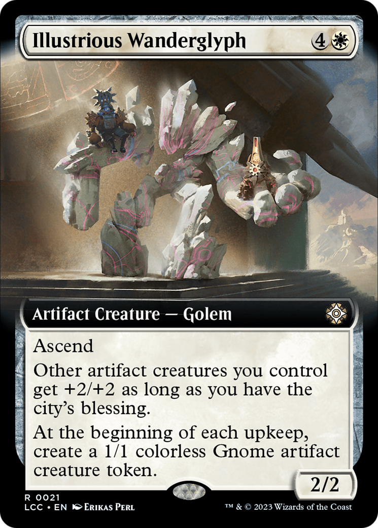 Illustrious Wanderglyph (LCC-021) (Extended Art) (Foil)