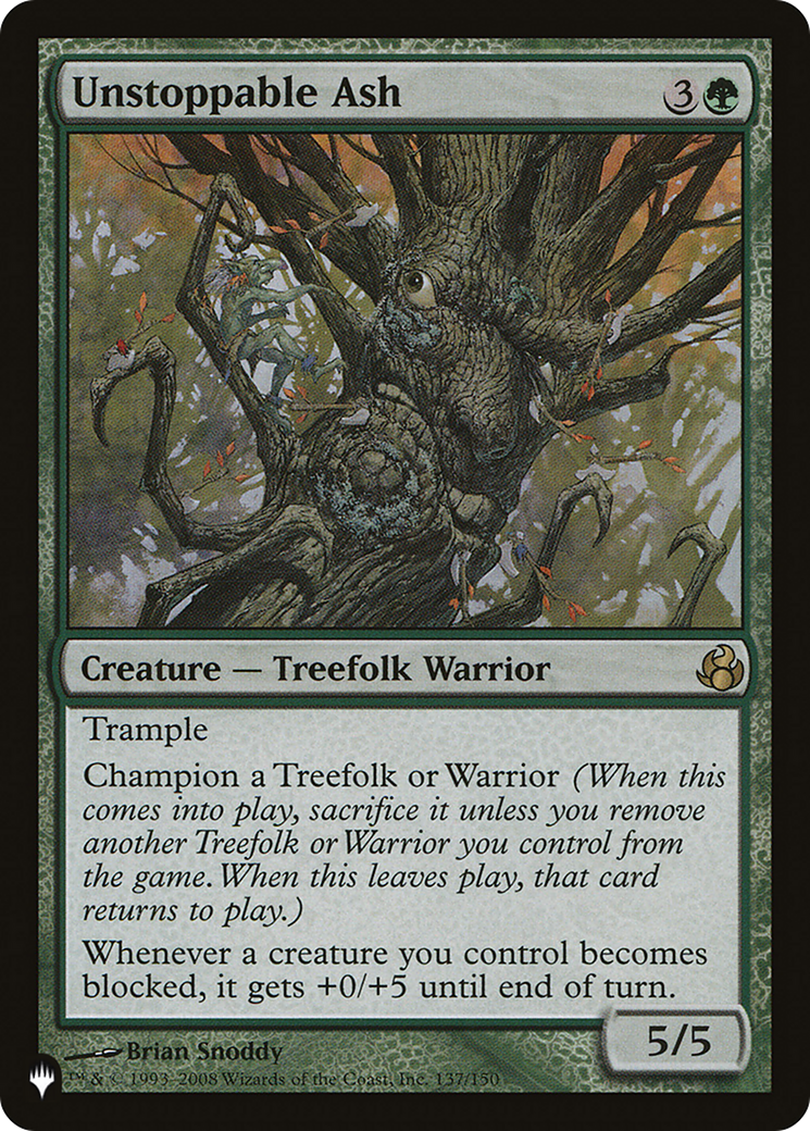 Unstoppable Ash (LIST-MOR-137)