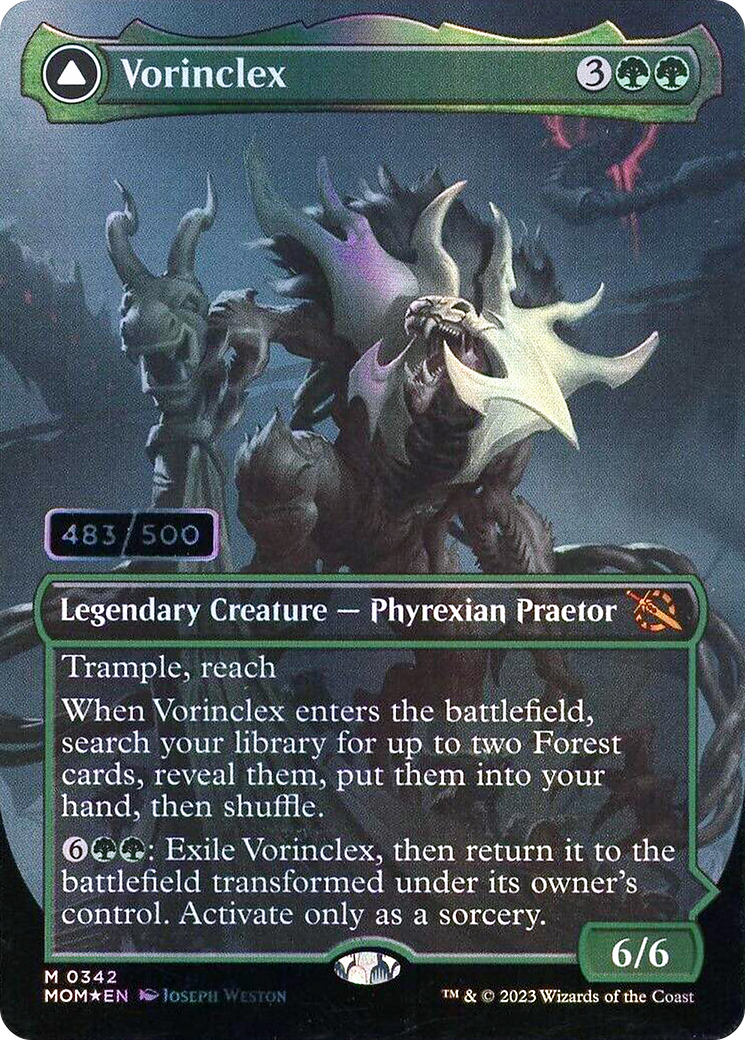 Vorinclex // The Grand Evolution (MOM-342) (Borderless) (Foil) (Serialized)