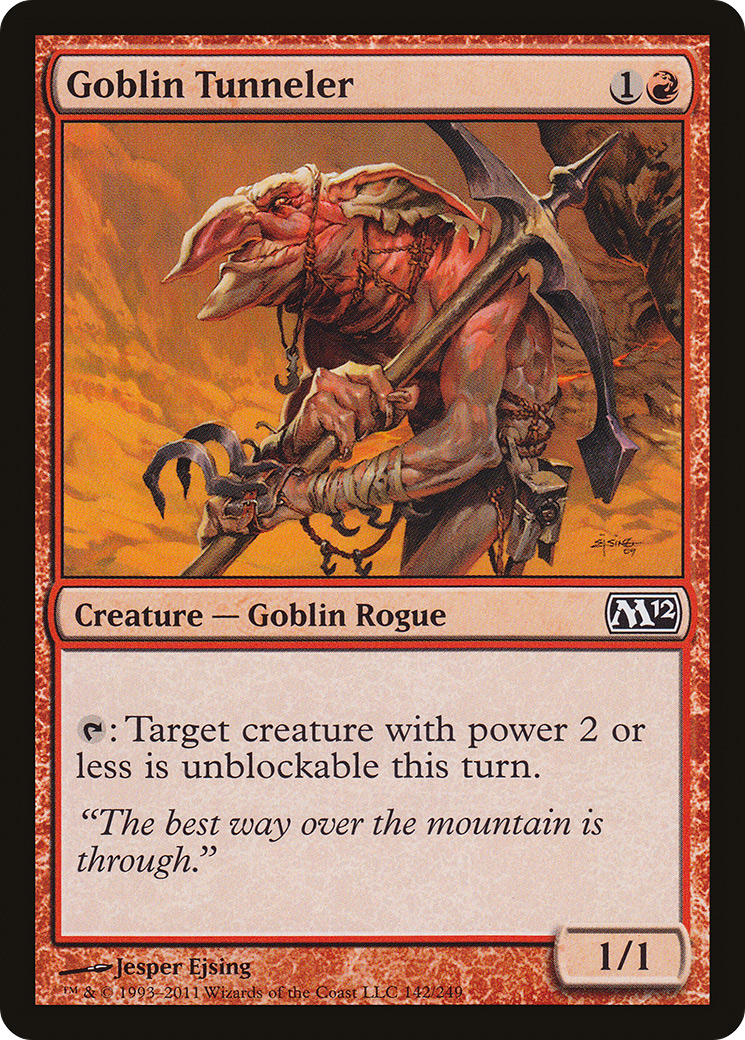 Goblin Tunneler (M12-142) (Foil)