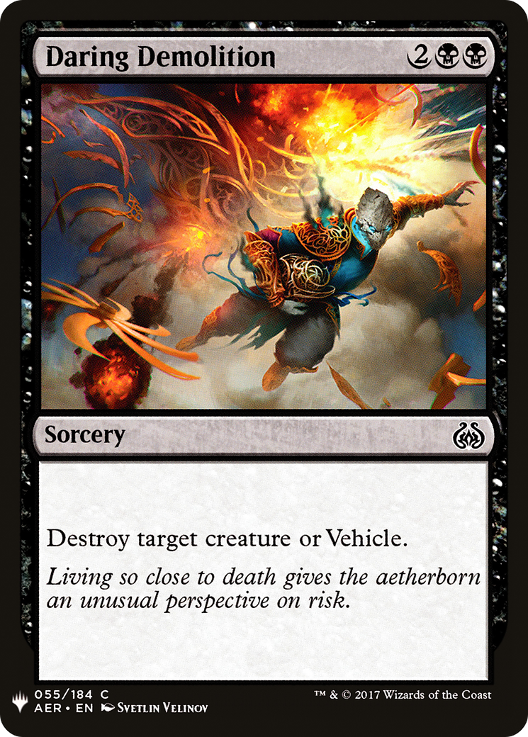 Daring Demolition (LIST-AER-55)