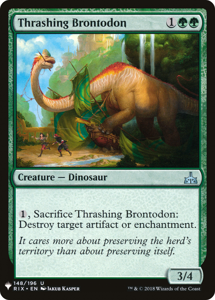 Thrashing Brontodon (LIST-RIX-148)