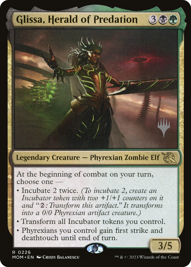 Glissa, Herald of Predation (PPMOM-226P) (Foil)