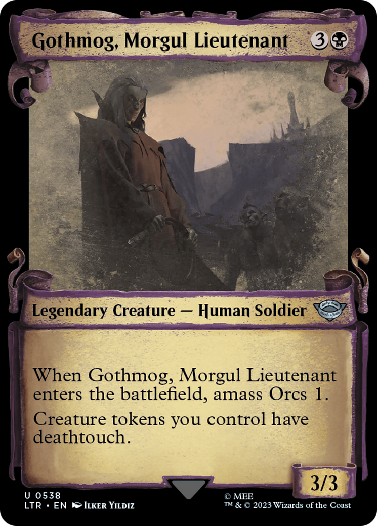 Gothmog, Morgul Lieutenant (LTR-538) (Showcase) (Scroll)