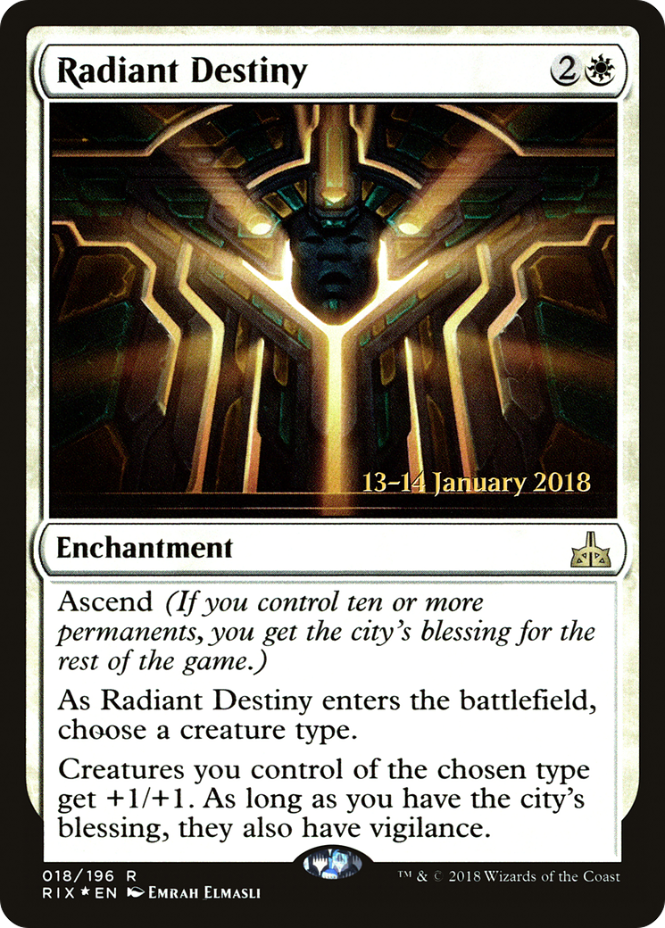 Radiant Destiny (PRE-18S) (Foil)
