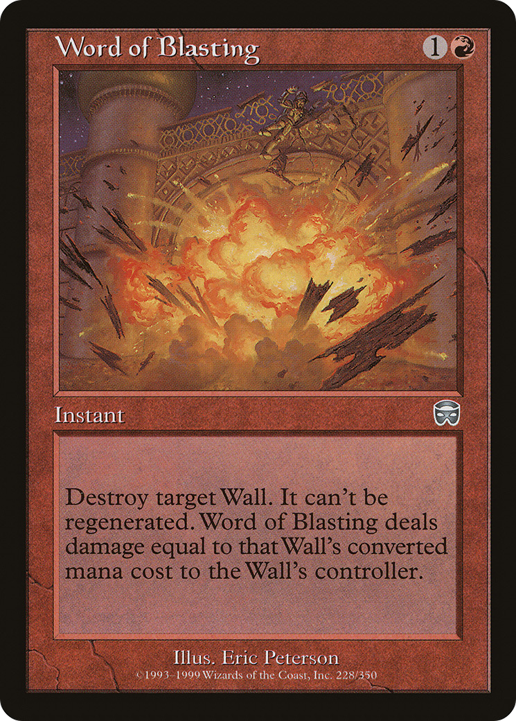 Word of Blasting (MMQ-228)