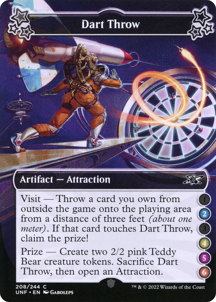 Dart Throw (UNF-208C) (Foil)