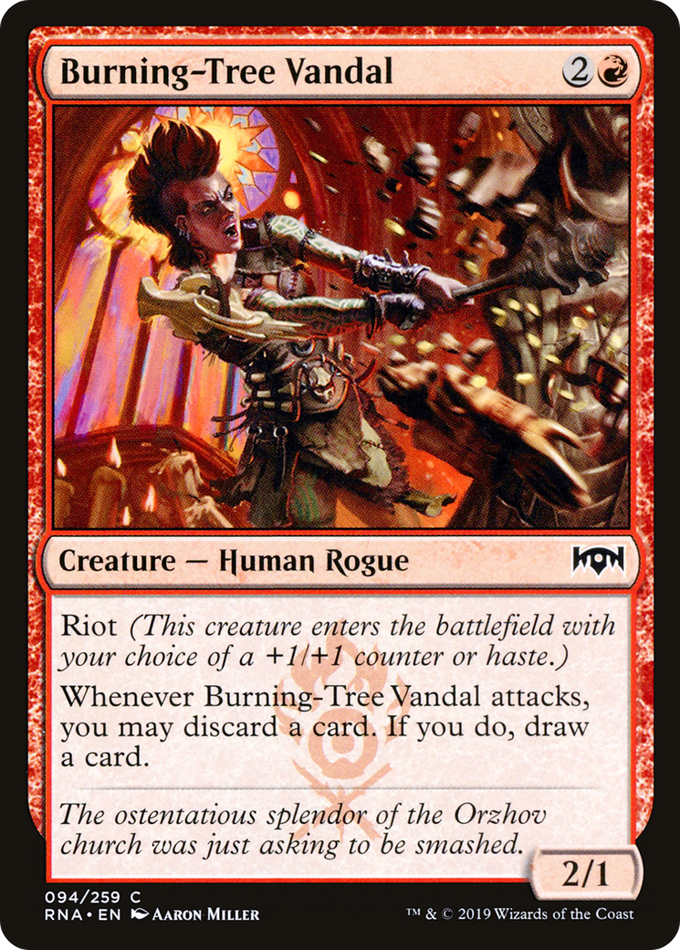 Burning-Tree Vandal (RNA-094) (Foil)