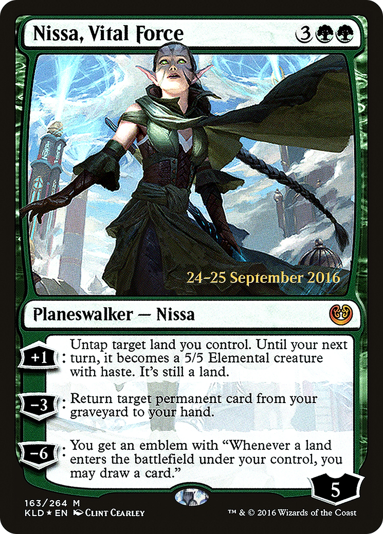 Nissa, Vital Force (PRE-163S) (Foil)
