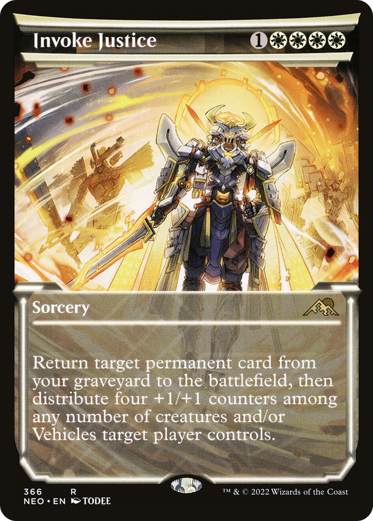 Invoke Justice (NEO-366) (Showcase) (Foil)