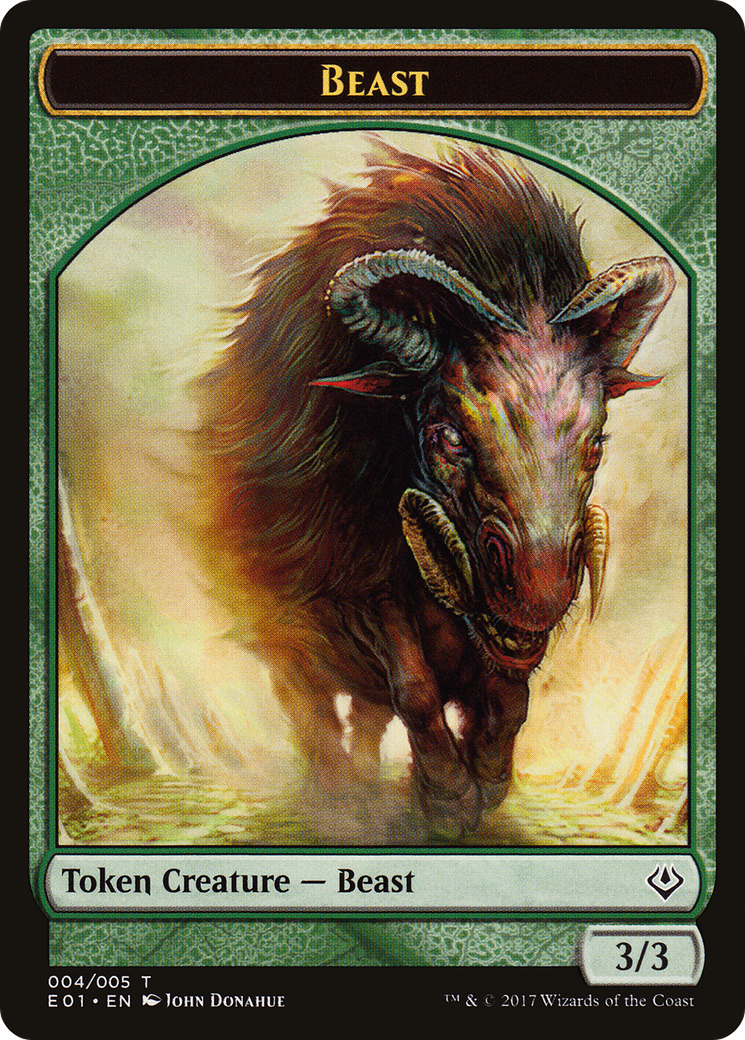 Beast (004) // Soldier Double-sided Token (AC2-4 // 1)