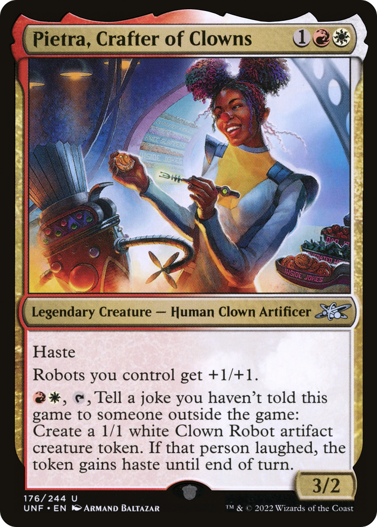 Pietra, Crafter of Clowns (UNF-176) (Foil)