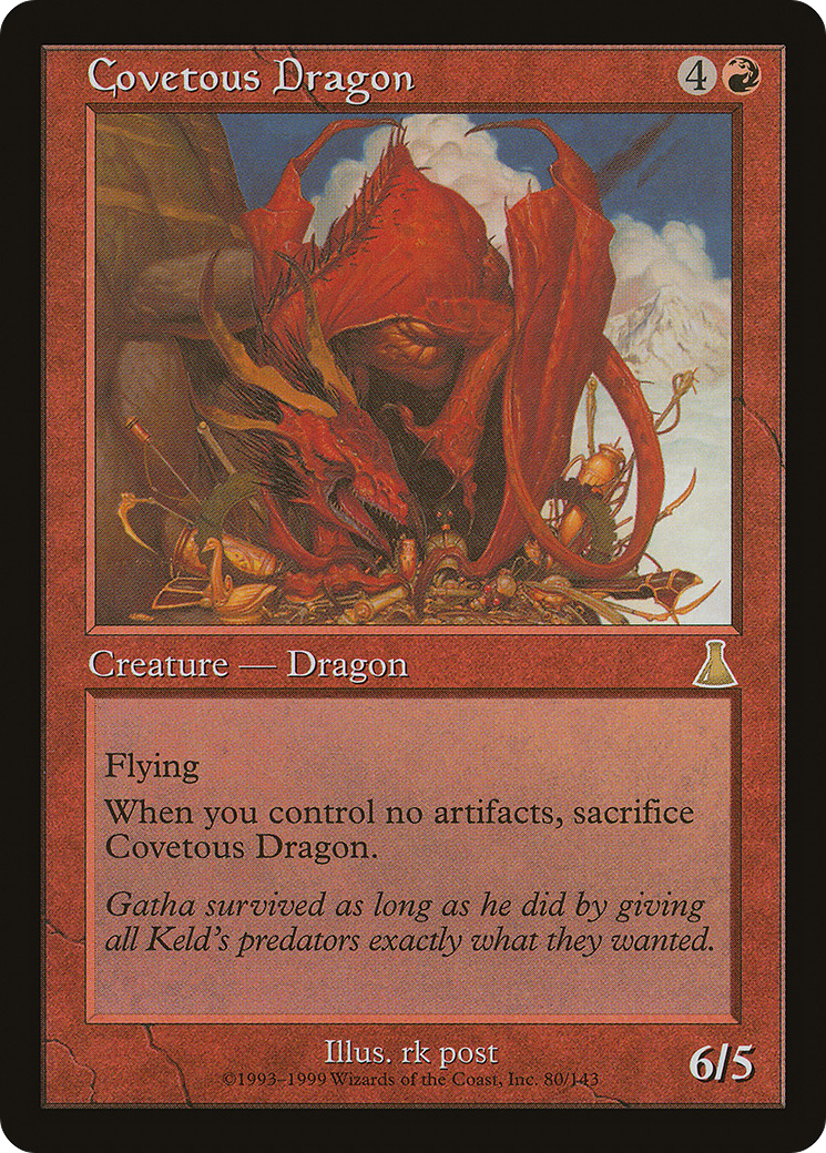 Covetous Dragon (UDS-080) (Foil)