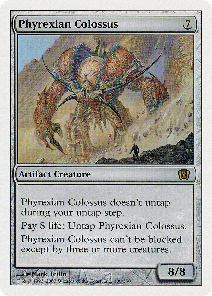 Phyrexian Colossus (8ED-309★) (Foil)