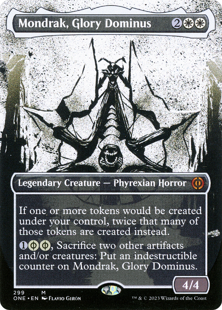 Mondrak, Glory Dominus (ONE-299) (Showcase) (Borderless) (Foil)