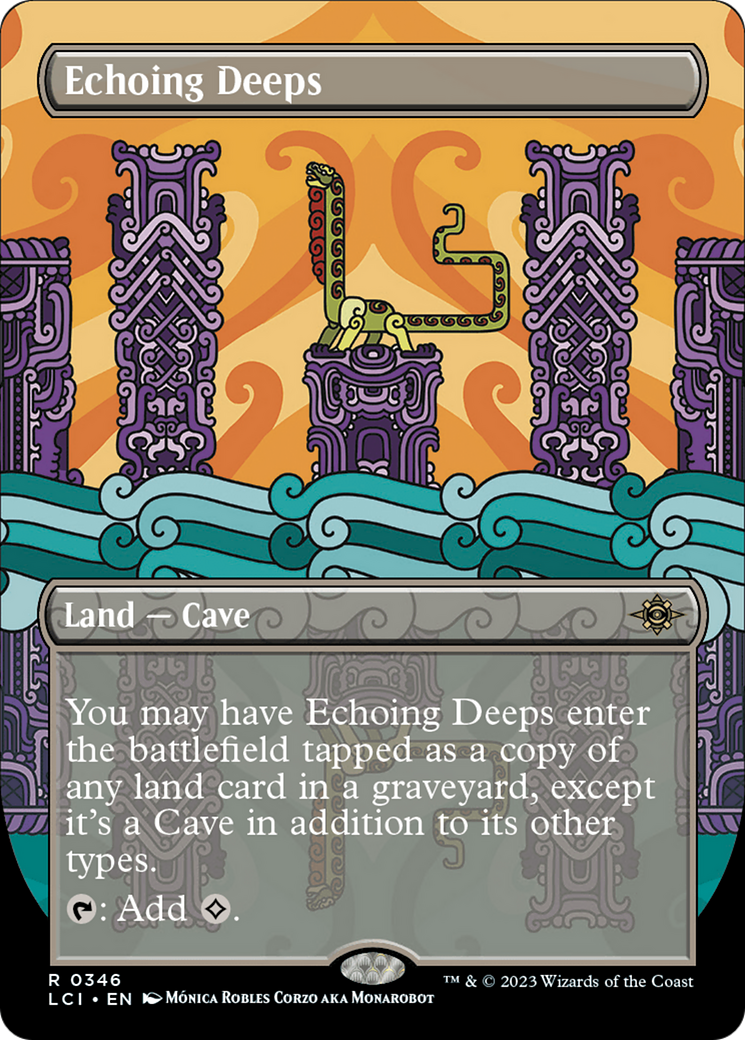 Echoing Deeps (LCI-346) (Borderless) (Foil)