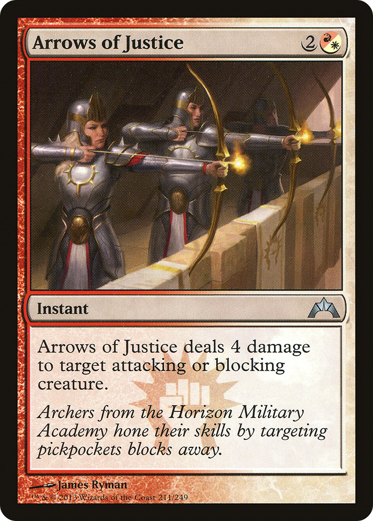 Arrows of Justice (GTC-211) (Foil)