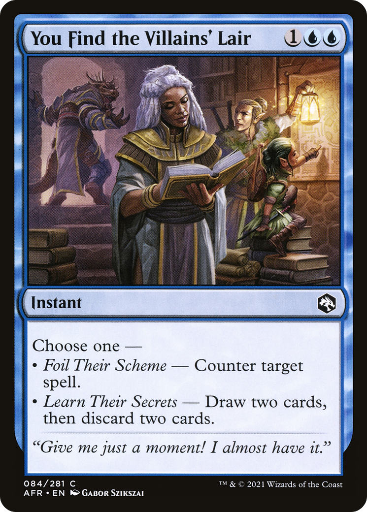 You Find the Villains' Lair (AFR-084) (Foil)
