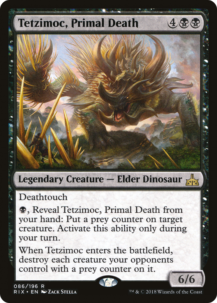Tetzimoc, Primal Death (RIX-086)