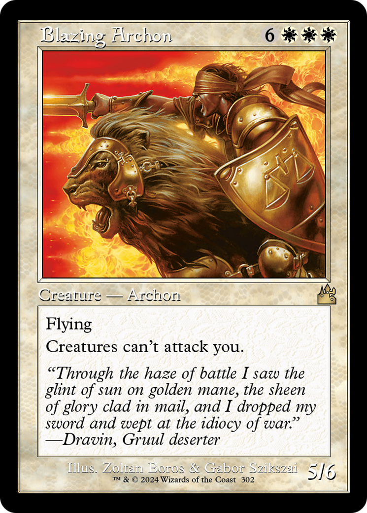 Blazing Archon (RVR-302) (Foil)