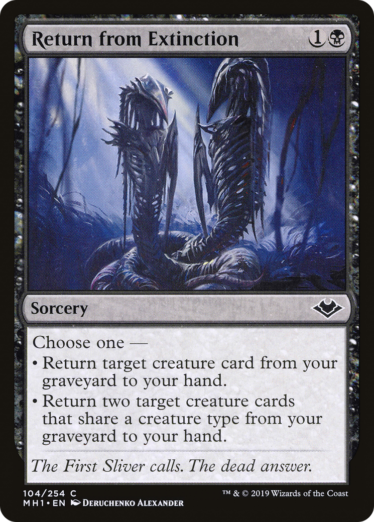Return from Extinction (MH1-104)