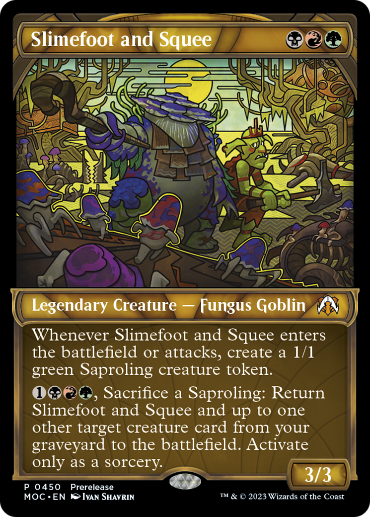 Slimefoot and Squee (PRE-450) (Showcase) (Foil)