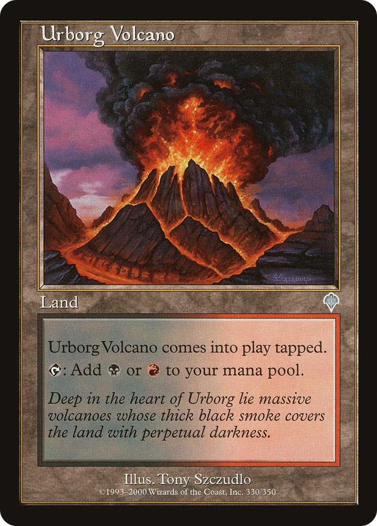Urborg Volcano (INV-330) (Foil)