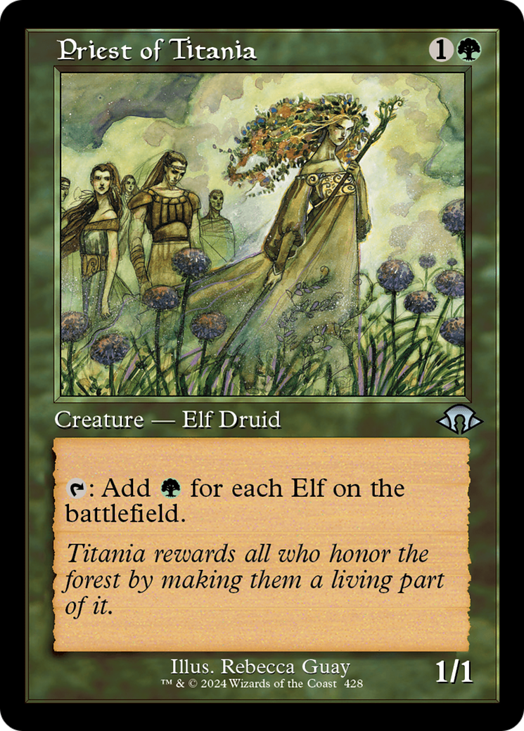 Priest of Titania (MH3-428) (Foil)