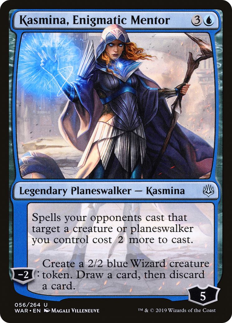 Kasmina, Enigmatic Mentor (WAR-056) (Foil)