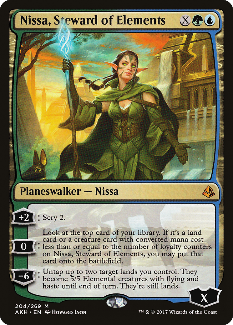 Nissa, Steward of Elements (AKH-204)