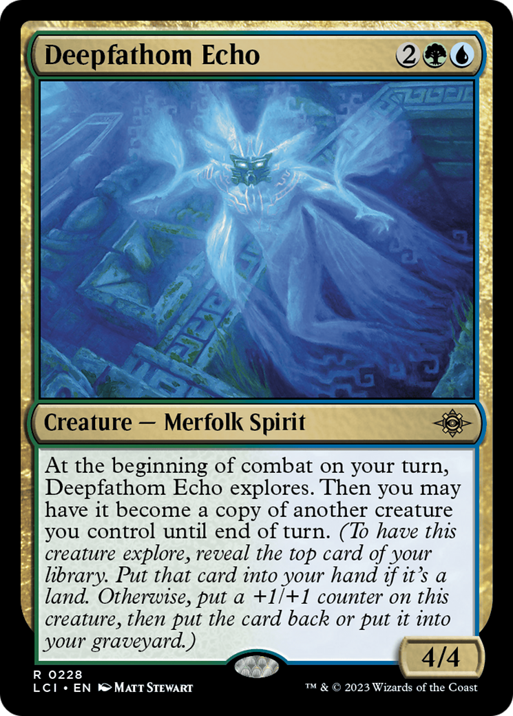 Deepfathom Echo (LCI-228) (Foil)