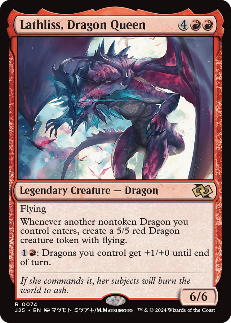Lathliss, Dragon Queen (J25-074)