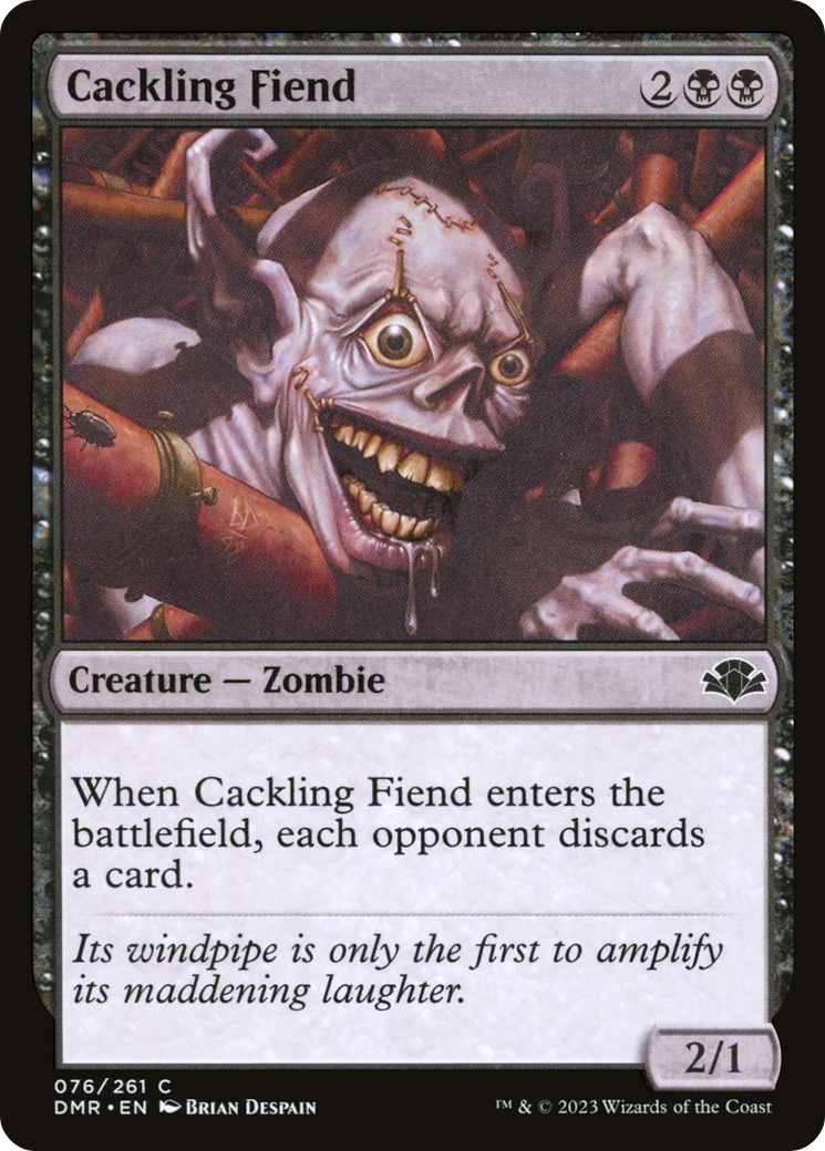 Cackling Fiend (DMR-076) (Foil)