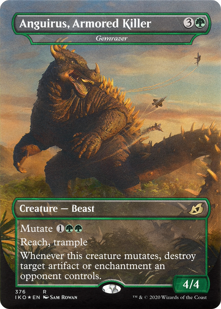 Anguirus, Armored Killer / Gemrazer (IKO-376) (Borderless) (Foil)