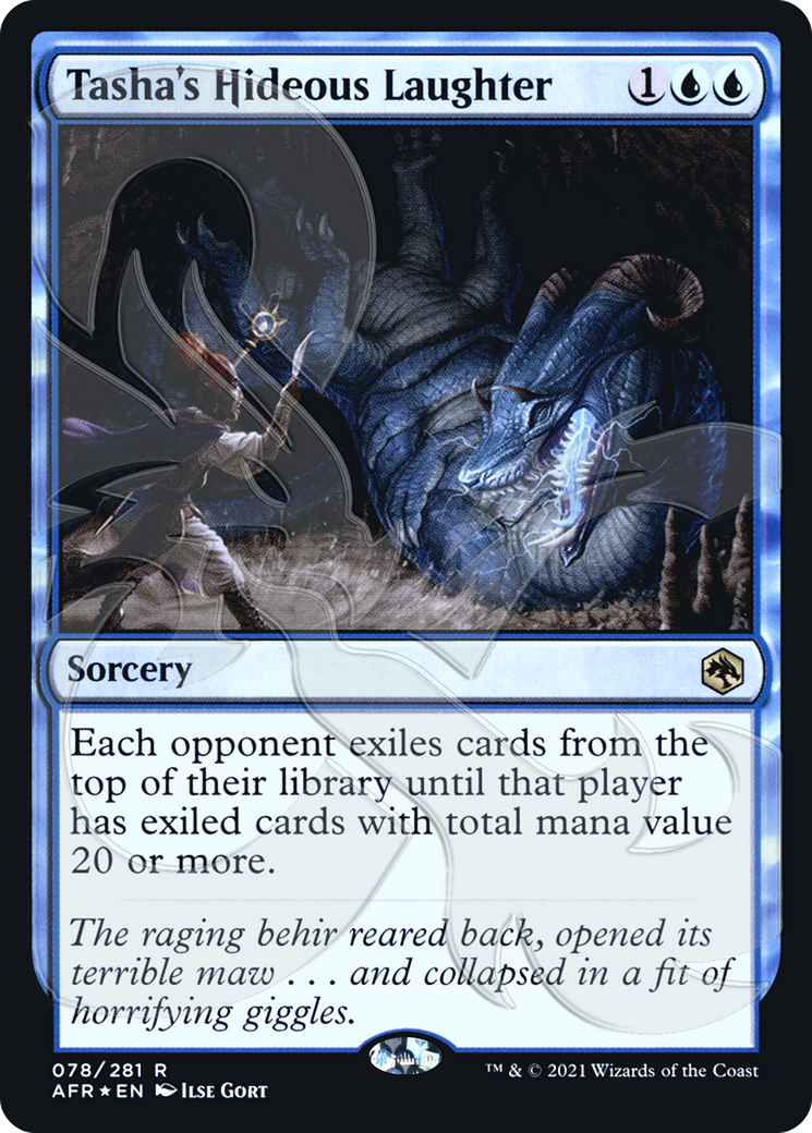 Tasha's Hideous Laughter (AFR&-78A) (Foil)