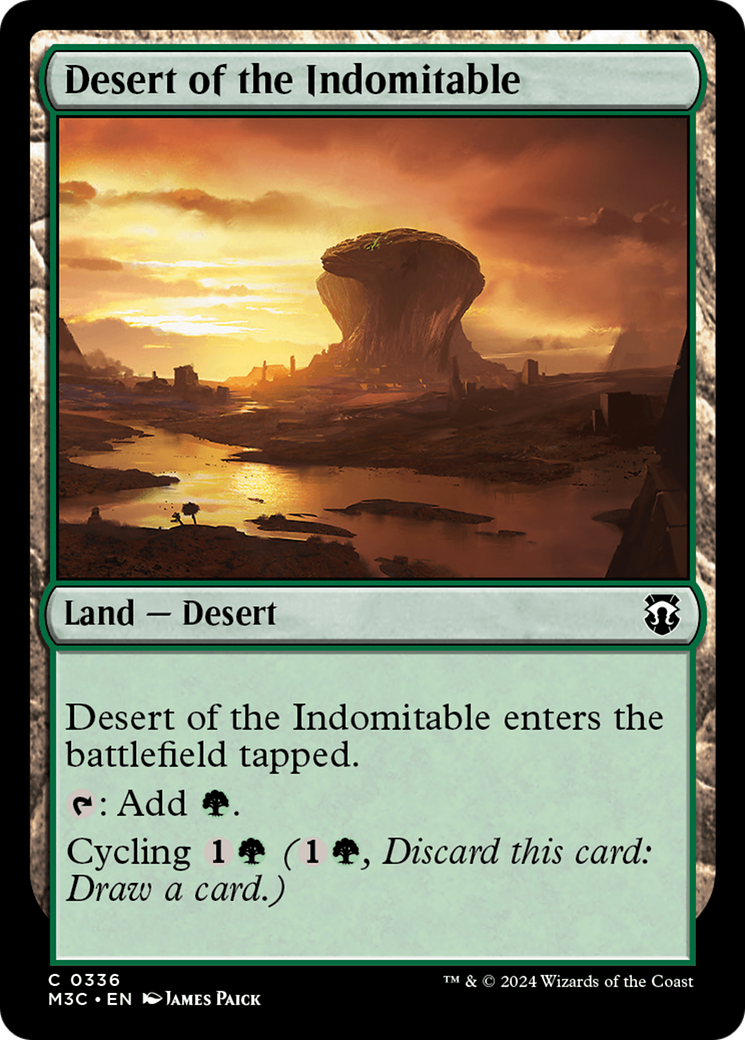 Desert of the Indomitable (M3C-336)