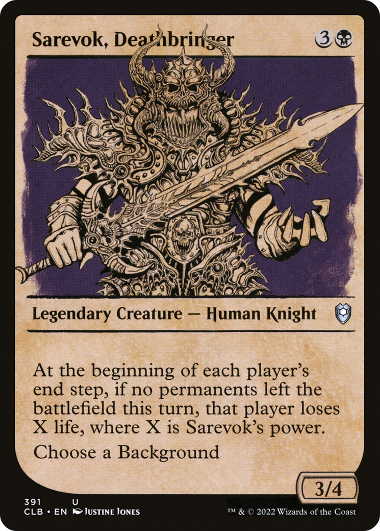 Sarevok, Deathbringer (CLB-391) (Showcase) (Foil)