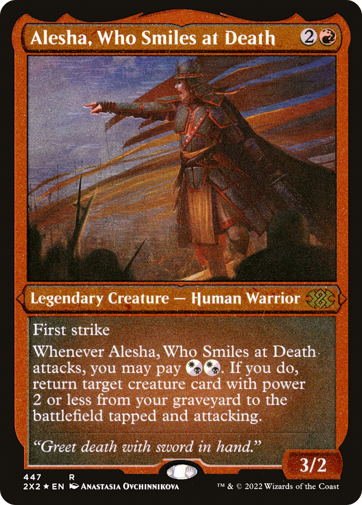 Alesha, Who Smiles at Death (2X2-447) (Etched Foil)