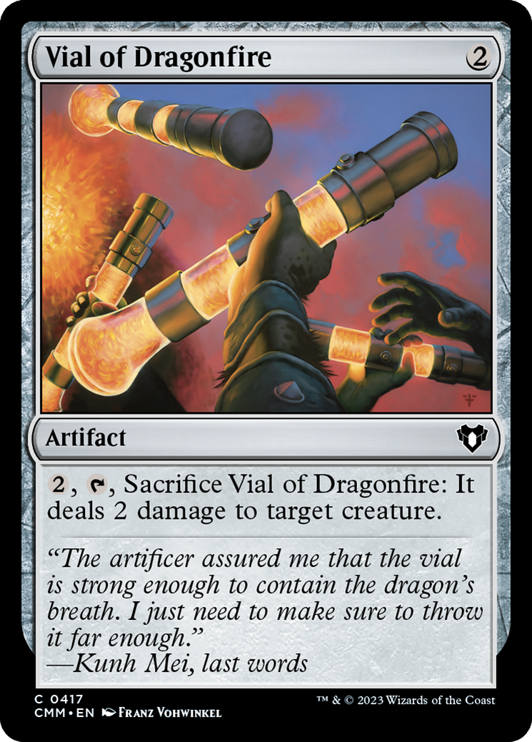 Vial of Dragonfire (CMM-417) (Foil)