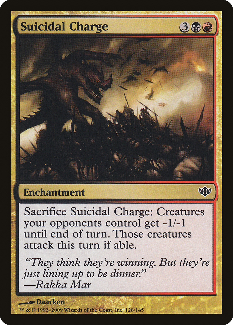 Suicidal Charge (CON-128) (Foil)