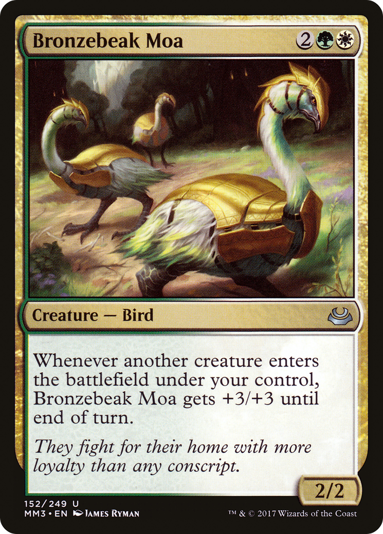 Bronzebeak Moa (MM3-152) (Foil)
