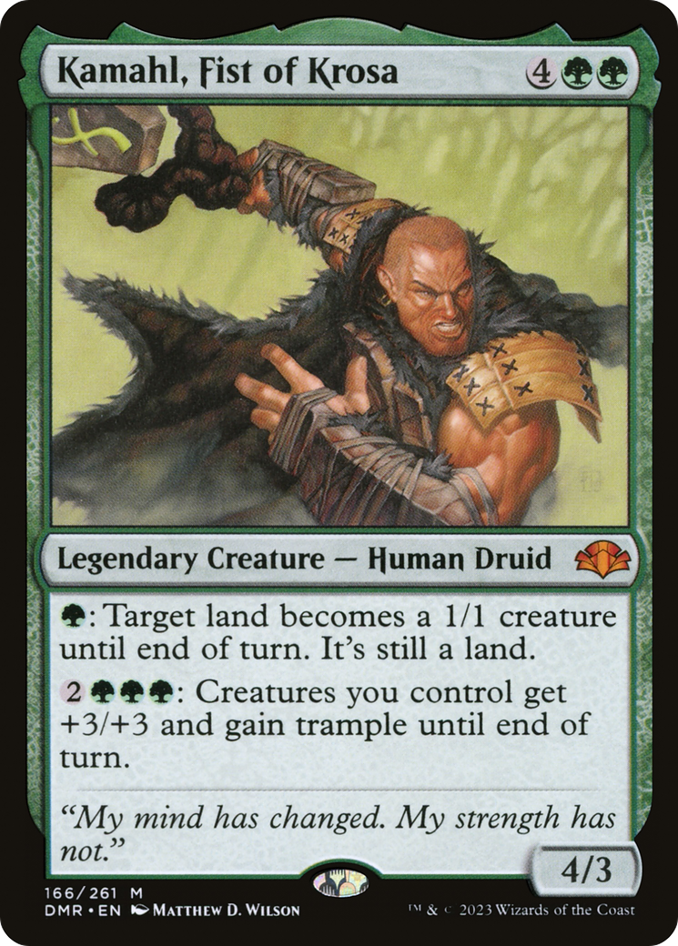 Kamahl, Fist of Krosa (DMR-166) (Foil)