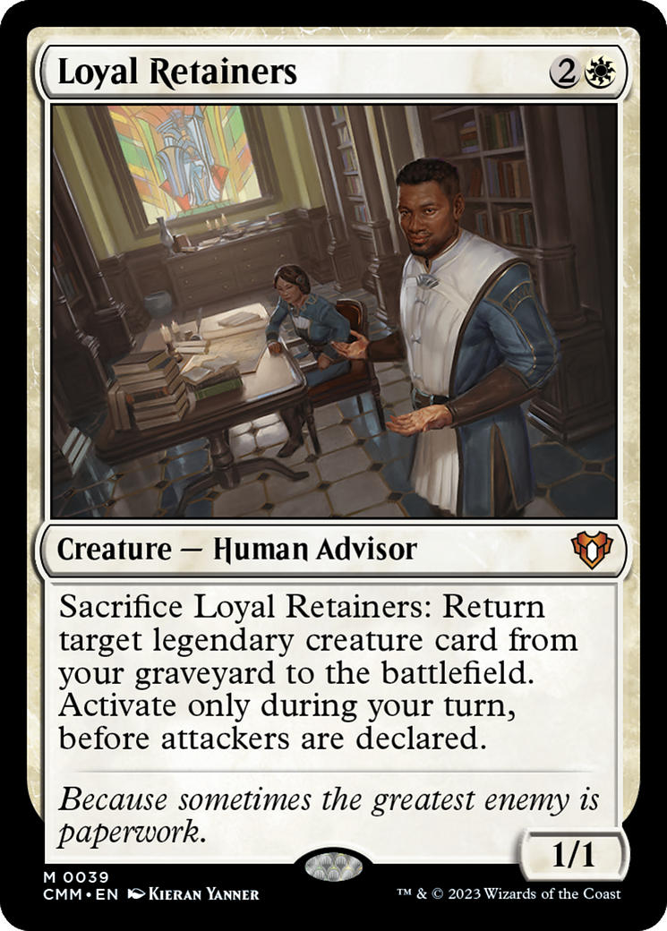 Loyal Retainers (CMM-039) (Foil)