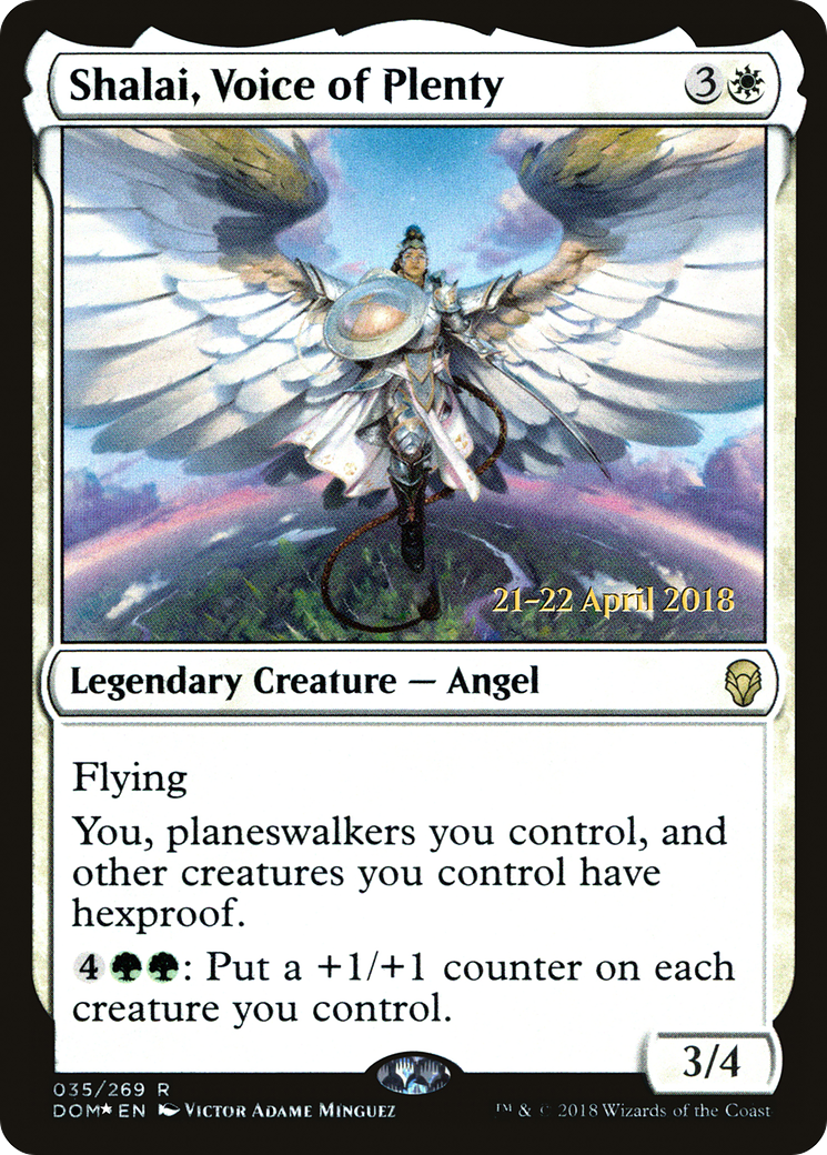 Shalai, Voice of Plenty (PRE-35S) (Foil)
